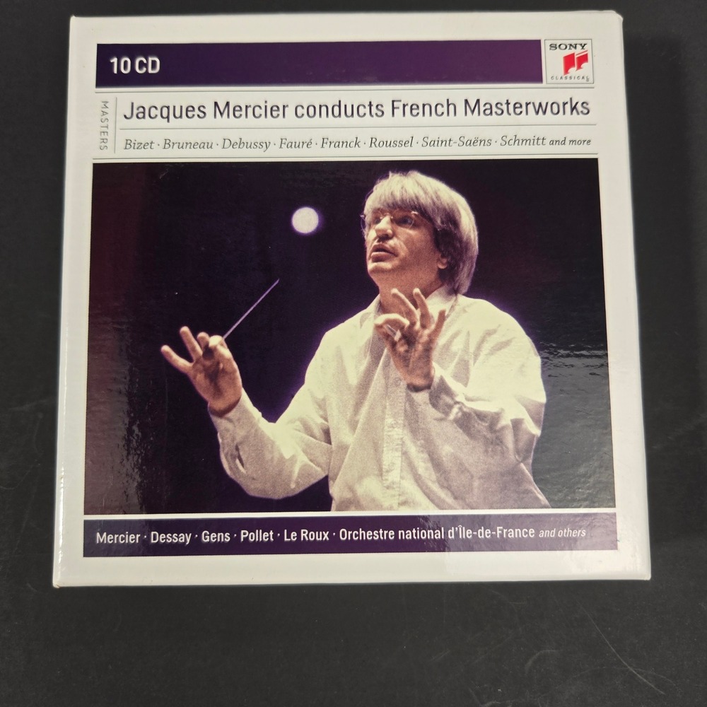 Jacques Mercier French Masterworks 10 CD Box Set Sony Classical 889854708627